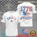 New Orleans Saints 4th of July 1776 Independence Day NFL T Shirt - Limotees LLC