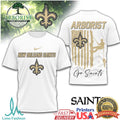 New Orleans Saints Arborist Tree Service American Flag T Shirt - Limotees LLC