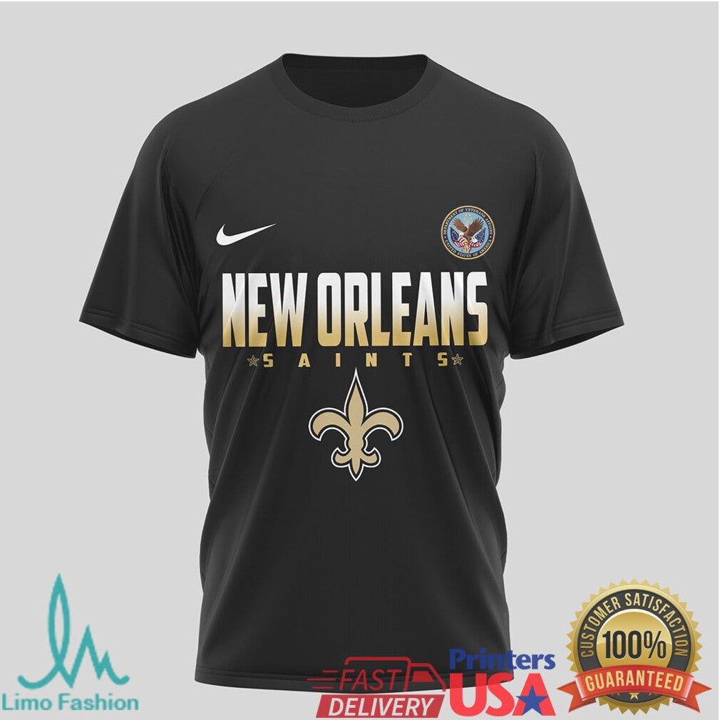 New Orleans Saints Official NFL Department Of Veterans Affairs 3D Shirt - Limotees LLC