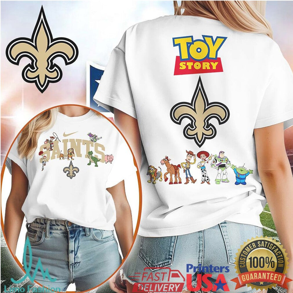 New Orleans Saints x Toy Story Classic Characters T Shirt - Limotees LLC