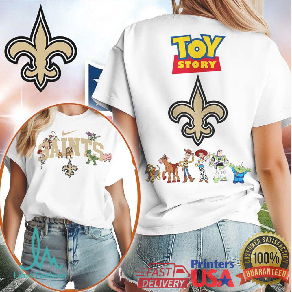 New Orleans Saints x Toy Story Classic Characters T Shirt - Limotees LLC