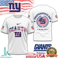 New York Giants Independence Day T Shirt Patriotic NY Giants 4th of July T Shirt - Limotees LLC