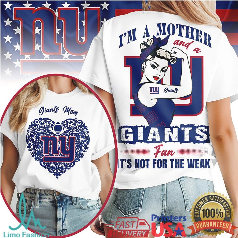 New York Giants Official NFL I Am A Mother 3D Shirt - Limotees LLC