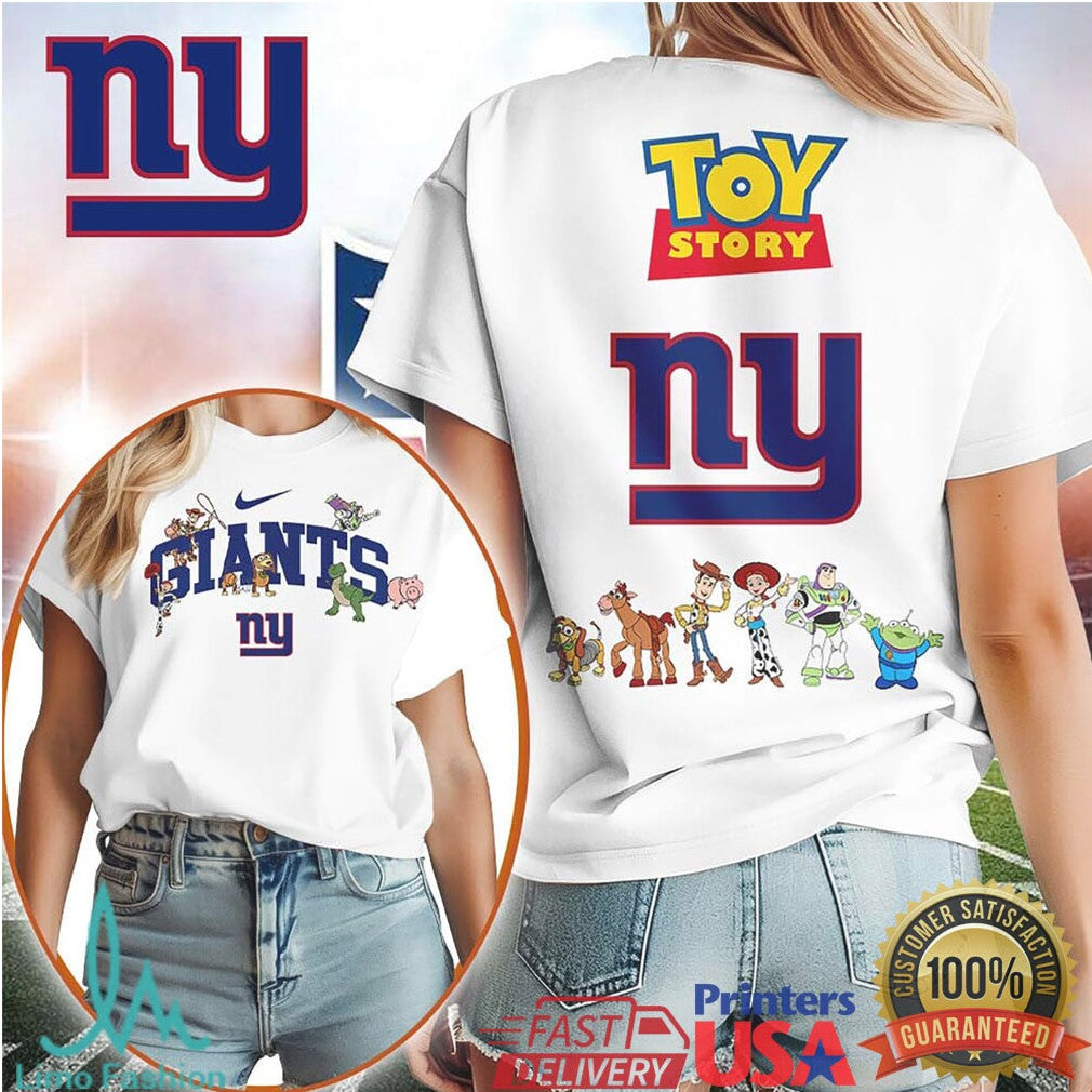 New York Giants Toy Story Crossover Women's Personalized T Shirt - Limotees LLC