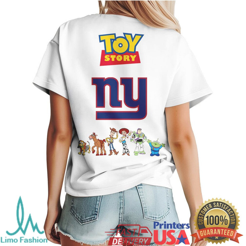 New York Giants Toy Story Crossover Women's Personalized T Shirt - Limotees LLC