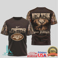 New York Jets Deer Hunting Camo Nfl Tshirt Design - Limotees LLC