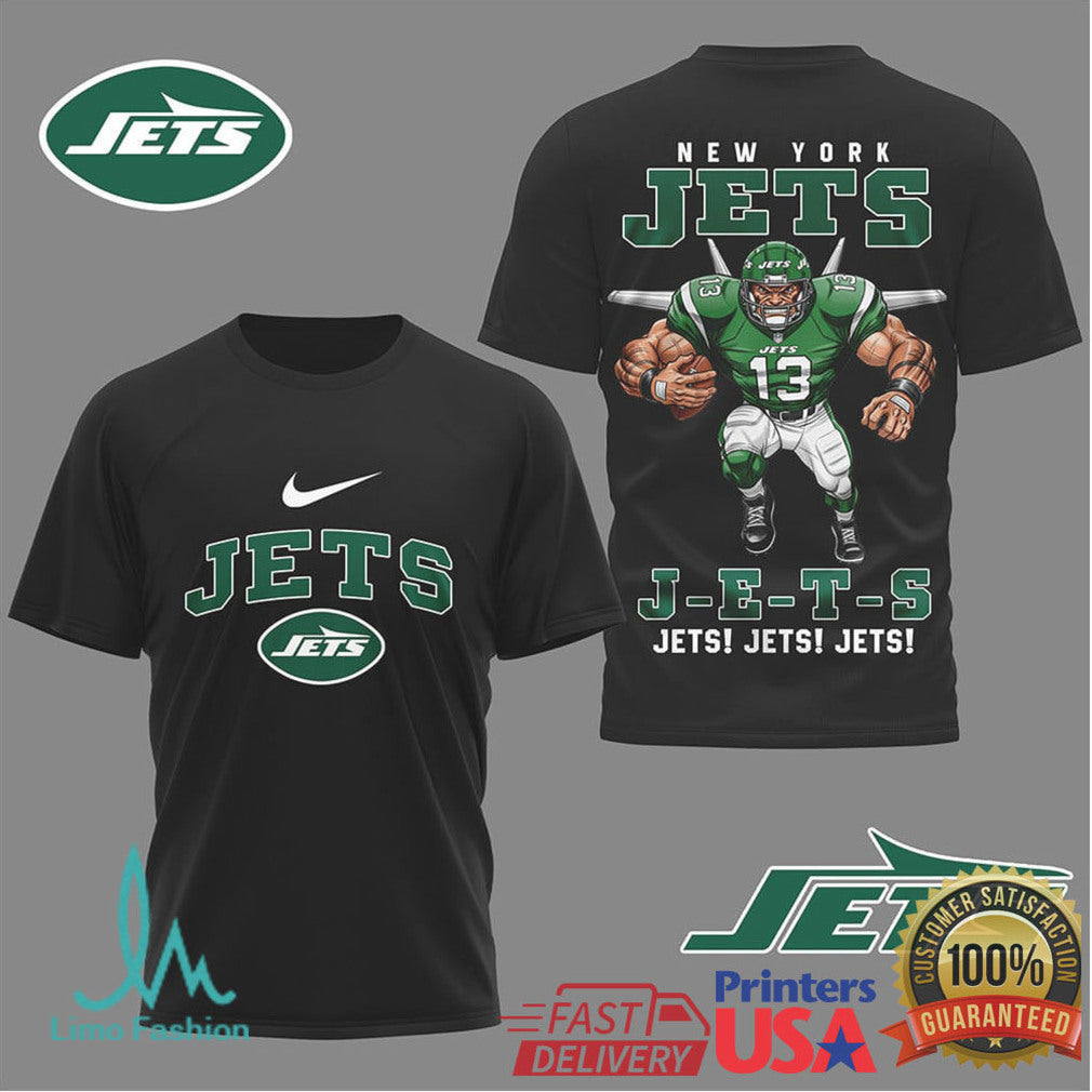 New York Jets J E S Jets Beast Mascot T Shirt - Limotees LLC