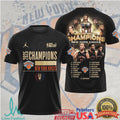 New York Knicks 2025 NBA Cup Champions Official Team Roster & Logo T Shirt - Limotees LLC