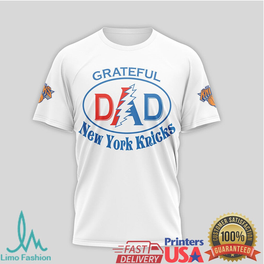 New York Knicks Grateful Dead Dad T Shirt NY Knicks Dancing Bears Fan Gift - Limotees LLC