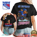 New York Rangers Scooby Doo Hockey Mascot Graphic T Shirt - Limotees LLC