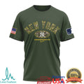 New York Yankees MLB Military Appreciation Night Army Olive T Shirt - Limotees LLC