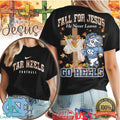 North Carolina Tar Heels Fall For Jesus He Never Leaves T Shirt - Limotees LLC