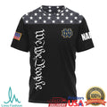 Notre Dame Fighting Irish Custom Name We The People Patriotic Leprechaun T Shirt - Limotees LLC