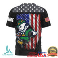 Notre Dame Fighting Irish We The People Leprechaun Custom Name Patriot T Shirt - Limotees LLC