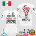 Official FIFA World Cup 2026 Mexico Host City T Shirt Soccer Fan Gear - Limotees LLC