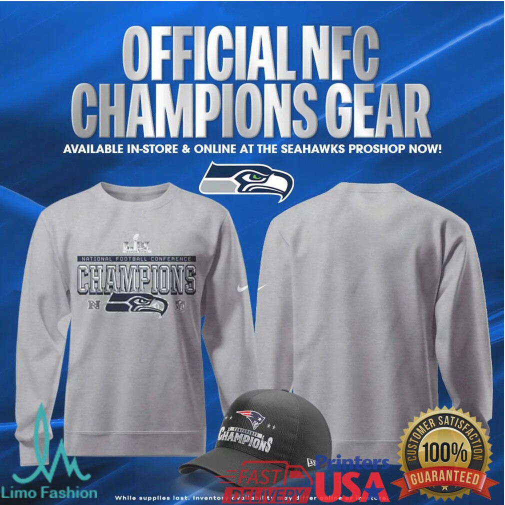 Official Seattle Seahawks NFC Champions Gear Apparel Collection - Limotees LLC