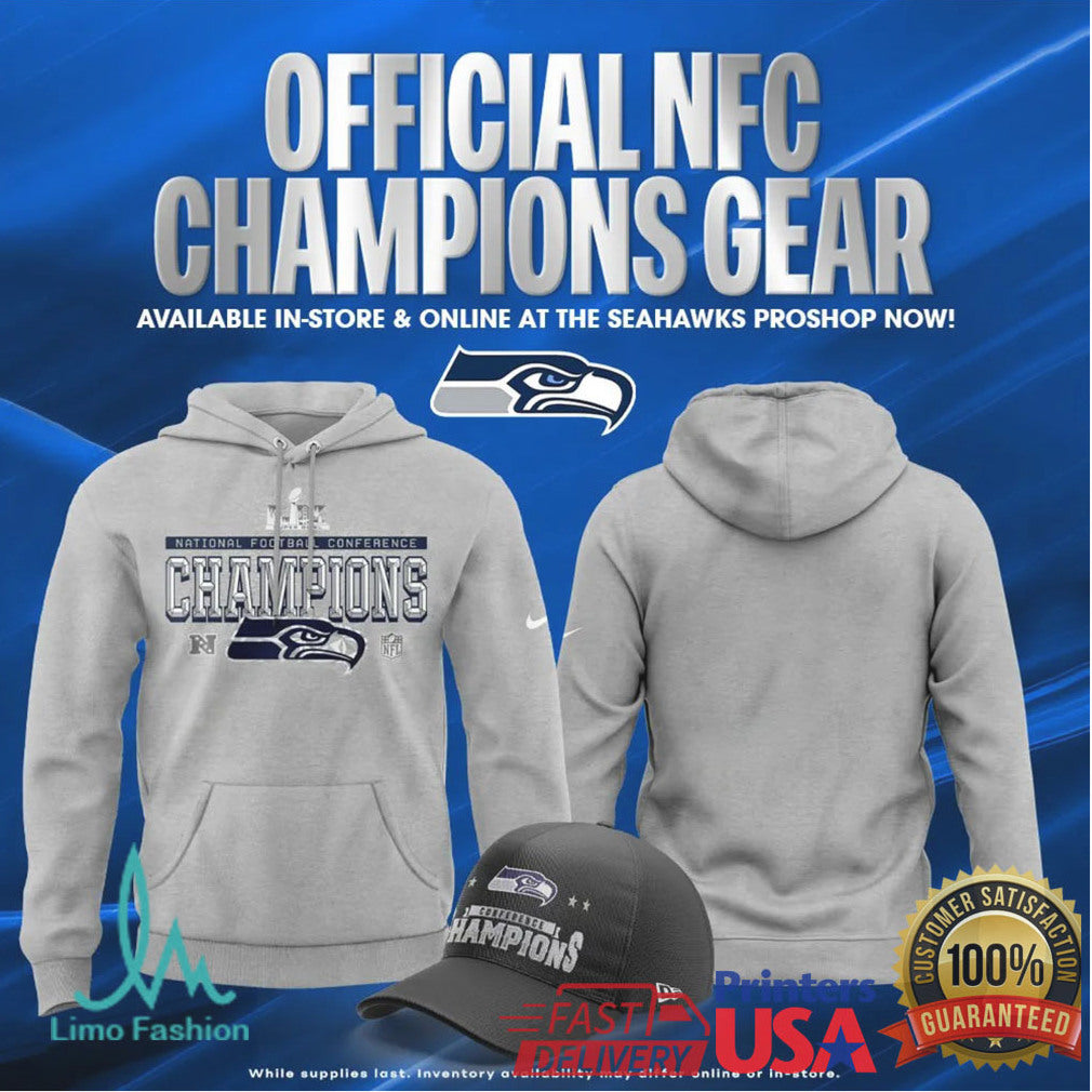 Official Seattle Seahawks NFC Champions Gear Apparel Collection - Limotees LLC