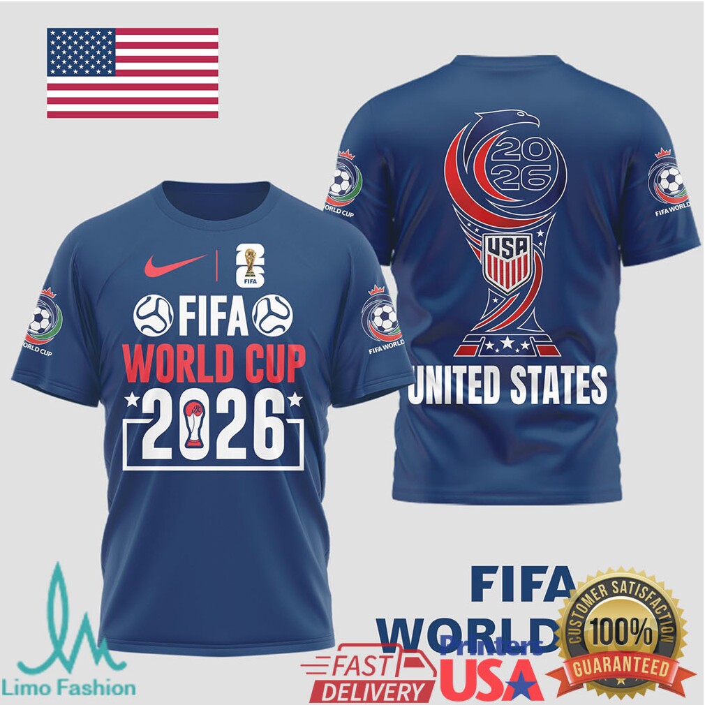 Official United States World Cup 2026 Graphic T Shirt Soccer Supporter Gear