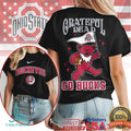 Ohio State Buckeyes Grateful Dead Bear Go Bucks Football T Shirt