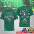 Ohio State Buckeyes St. Patrick's Day Feeling Lucky Like a Buckeye T Shirt - Limotees LLC