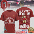 Oklahoma Sooners 2025 2026 College Football Playoff Mode On T Shirt - Limotees LLC