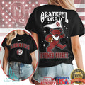 Oklahoma Sooners Grateful Dead Bear Boomer Sooner Mascot T Shirt - Limotees LLC