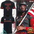 Oklahoma Sooners Hard To Kill Football Jersey Style T Shirt - Limotees LLC