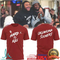 Oklahoma Sooners Hard To Kill Script Graphic Football Fan T Shirt - Limotees LLC