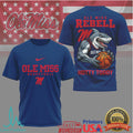 Ole Miss Rebels Basketball Shark Mascot Hotty Toddy T Shirt - Limotees LLC