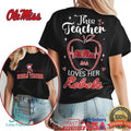 Ole Miss Rebels This Teacher Loves Her Rebels T Shirt - Limotees LLC