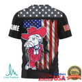 Ole Miss Rebels We The People Mascot Custom Name American Flag Patriot T Shirt
