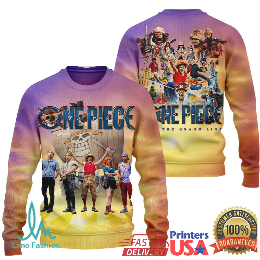 One Piece Live Action Into The Grand Line Anime T Shirt - Limotees LLC