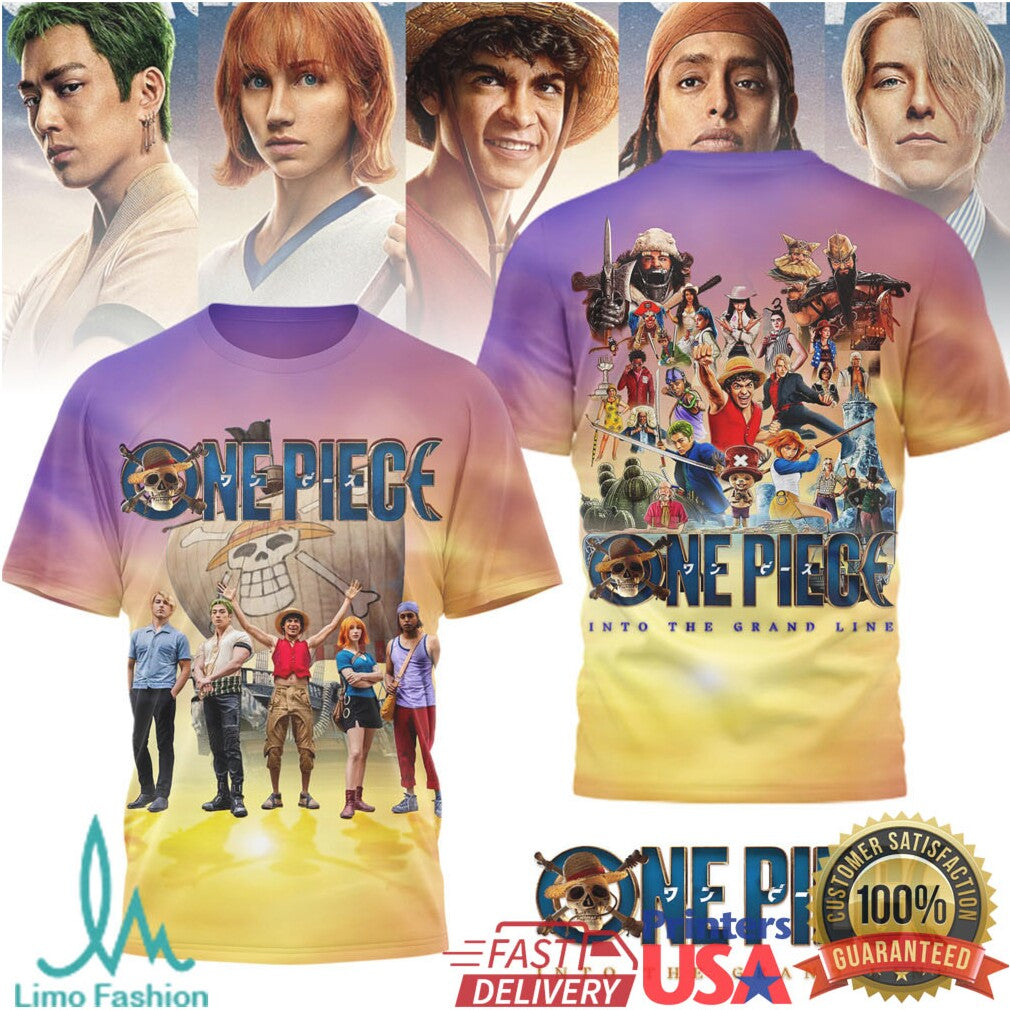One Piece Live Action Into The Grand Line Graphic T Shirt - Limotees LLC