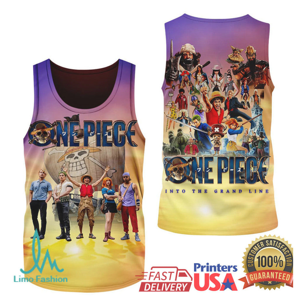 One Piece Live Action “Into The Grand Line” Netflix Series Fan T Shirt - Limotees LLC