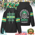 Oregon Ducks Stressed Blessed Obsessed Quilted T Shirt - Limotees LLC