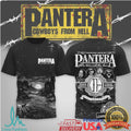 Pantera Cowboys From Hell High Noon Your Doom Vintage Black T Shirt - Limotees LLC