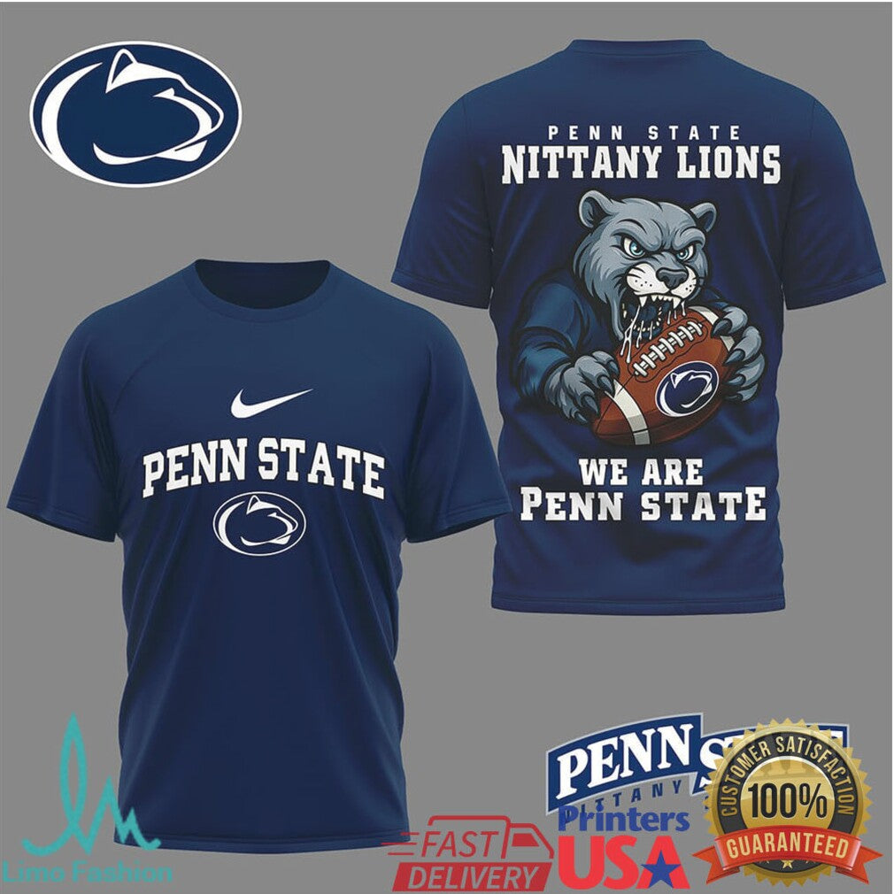 Penn State Nittany Lions “We Are” Football Mascot Graphic T Shirt - Limotees LLC