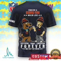 Personalizable Chicago Bears x Scooby Doo NFL Forever Fan Navy T Shirt - Limotees LLC
