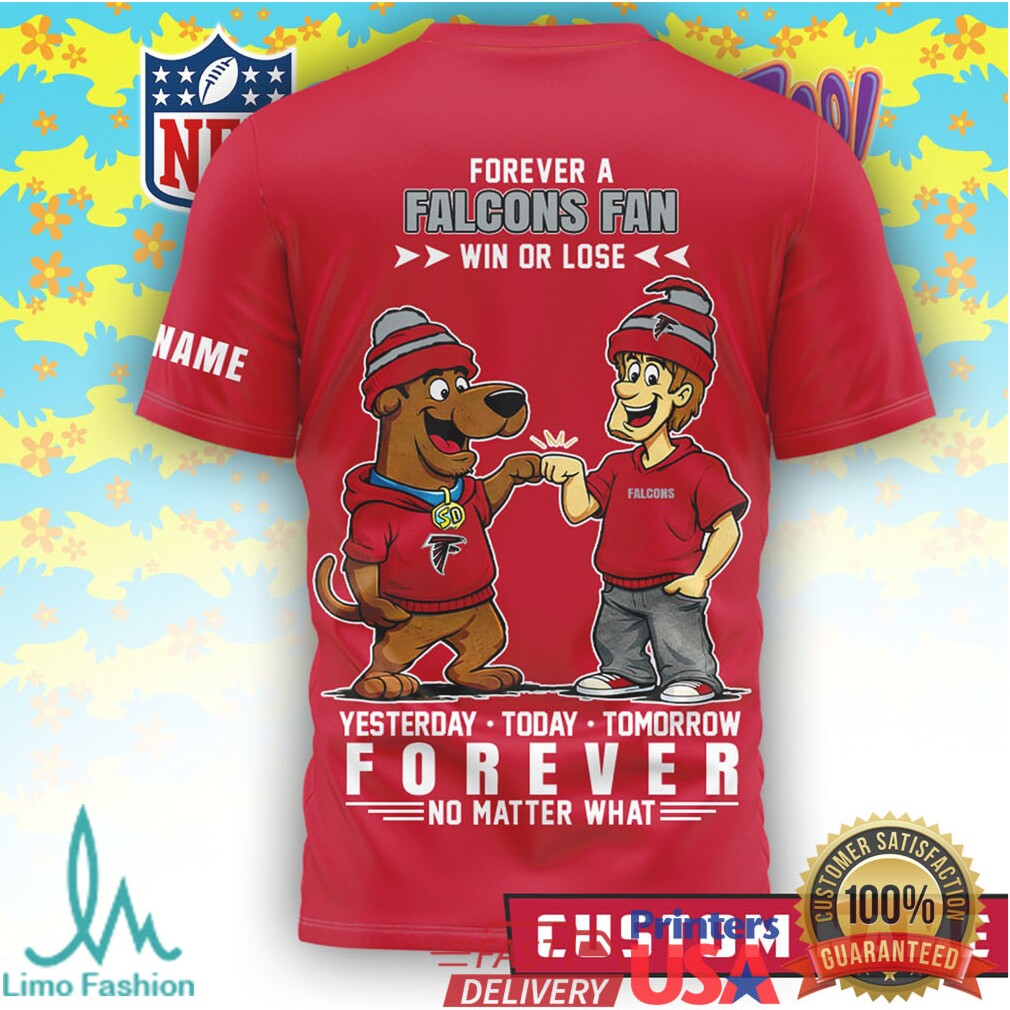 Personalized Atlanta Falcons Scooby Doo Win or Lose Fan Shirt - Limotees LLC