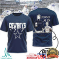 Personalized Cowboys Legacy T Shirt Like Father Like Son and Daughter
