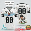 Personalized Las Vegas Raiders Gamer Style Football T Shirt Custom 8 Bit Mario Fan Apparel - Limotees LLC