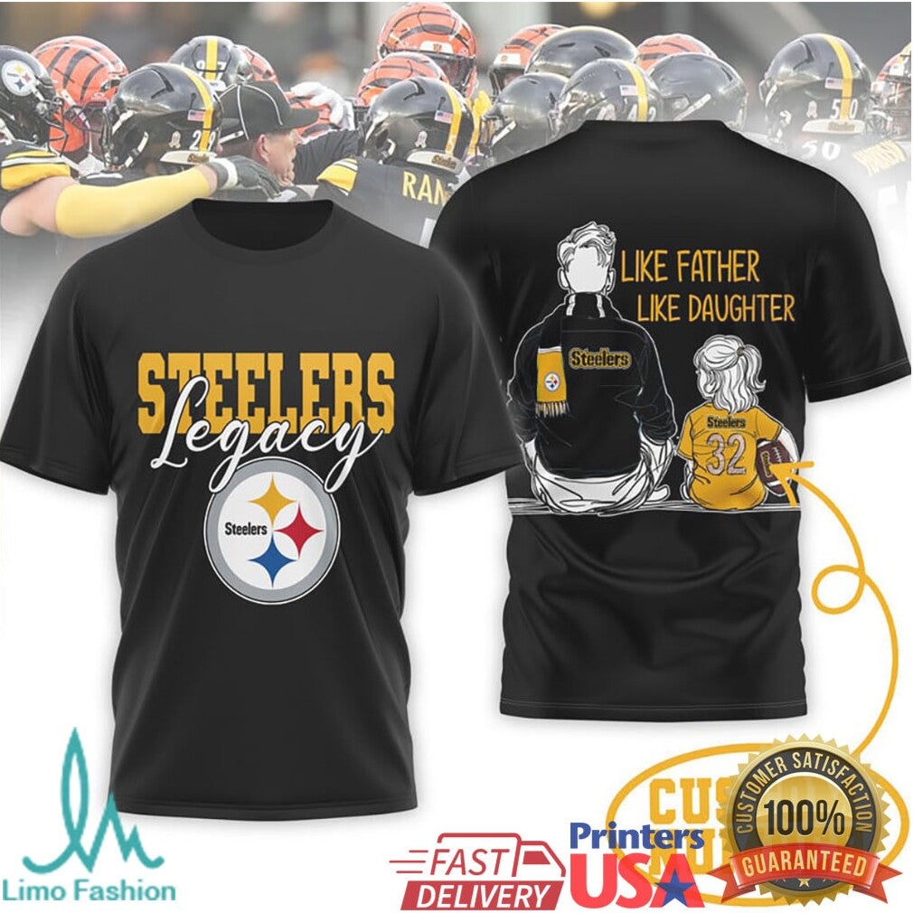 Personalized ST Shirtlers Legacy T Shirt Like Father Like Son and Daughter - Limotees LLC