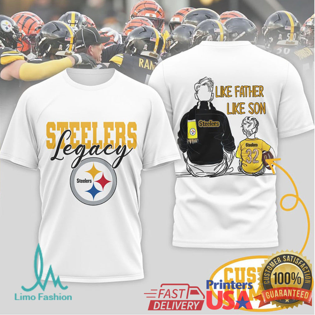 Personalized ST Shirtlers Legacy T Shirt Like Father Like Son and Daughter - Limotees LLC
