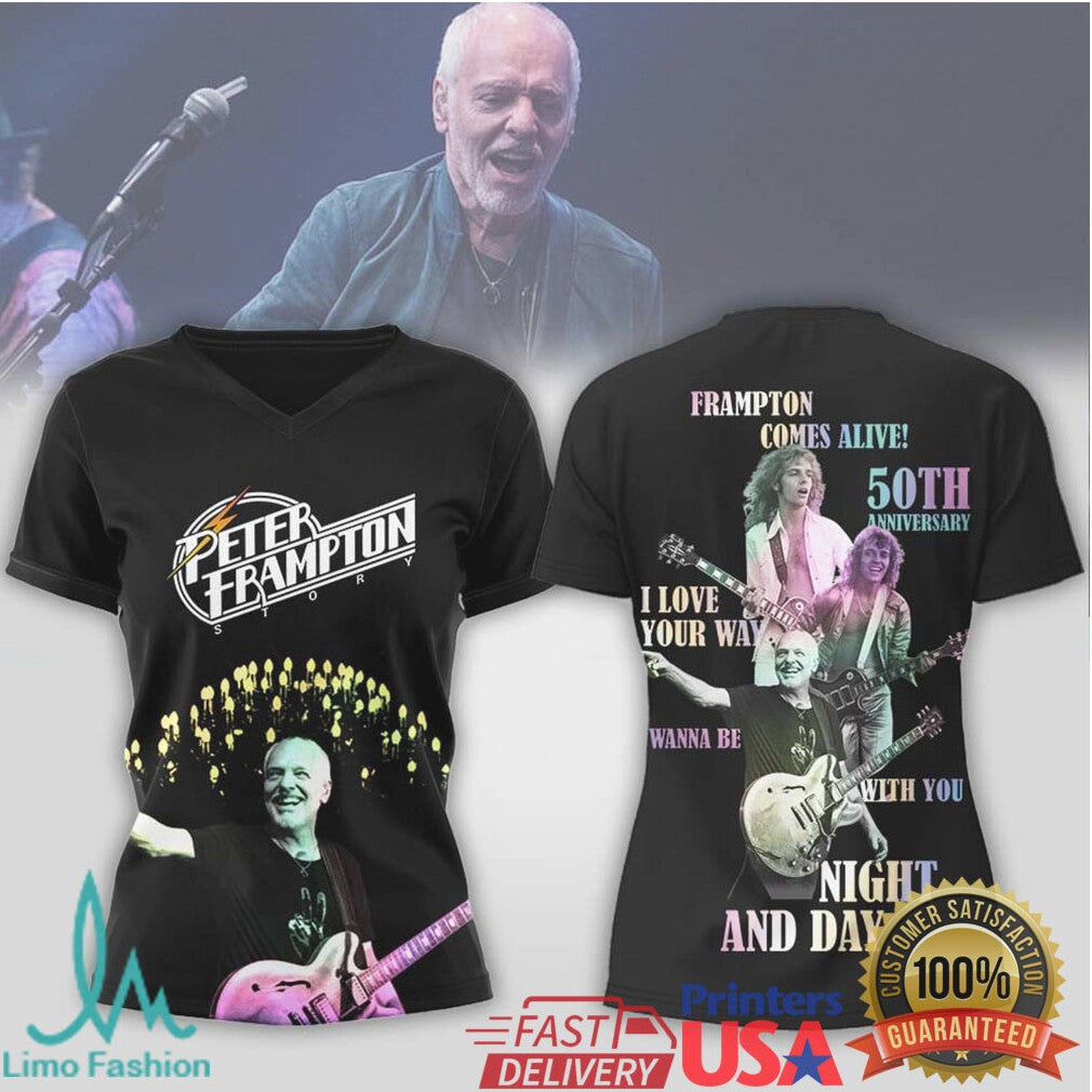 Peter Frampton Comes Alive! 50th Anniversary Tour 2026 t shirt & T Shirt - Limotees LLC