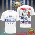 Philadelphia 76ers Snoopy Forever Not Just When We Win Sports T Shirt - Limotees LLC