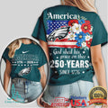 Philadelphia Eagles America 250 Years Anniversary Floral Flag T Shirt - Limotees LLC