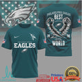 Philadelphia Eagles CM Punk Best In The World Crossover T Shirt - Limotees LLC
