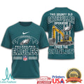 Philadelphia Eagles Caterpillar Operator Heavy Equipment Construction T Shirt - Limotees LLC