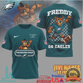 Philadelphia Eagles Freddy Fazbear NFL Mashup Football T Shirt - Limotees LLC