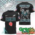 Philadelphia Eagles Green Day Meets Football Tshirt - Limotees LLC